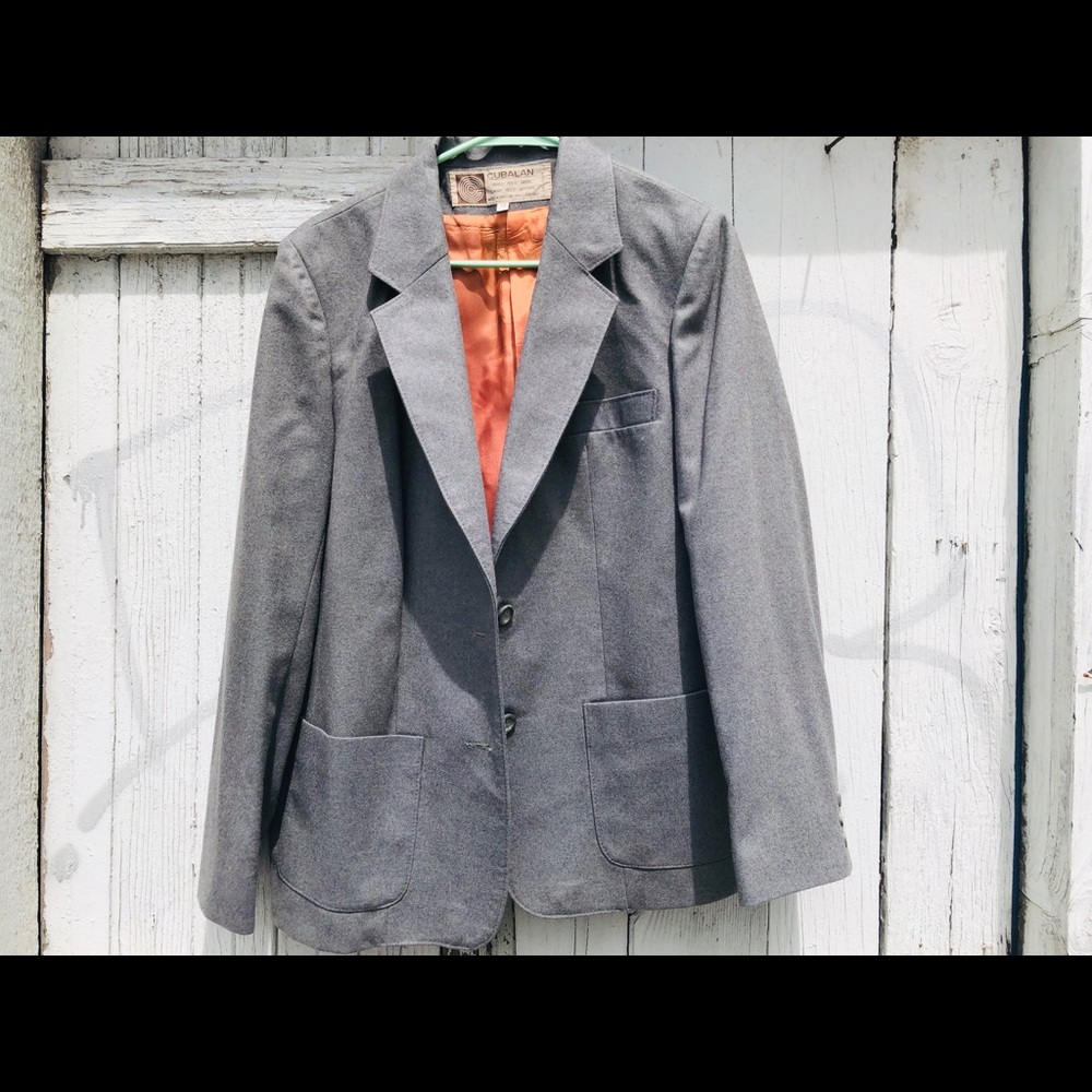 Vtg Cubalan Wool Jacket Size 18